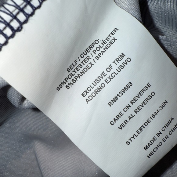 Altar'd State Women's Floral Navy Crushed Velvet Dress Long Sleeve Small Mini - Picture 8 of 8